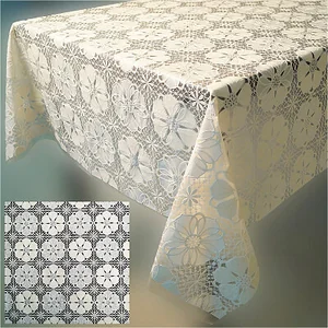 MALLONY Скатерть ПВХ Цветы коллекция Винтаж размер 110х135см. 106456-SK