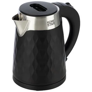 HOMESTAR Чайник HS-1021 (1,7 л) черный, двойной корпус. 102759-SK