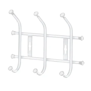 НИКА Вешалка настенная 276х215 мм (3 крючка) ВНТ3/МБ матовый белый