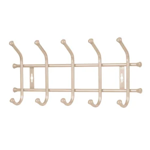 НИКА Вешалка настенная 480х215 мм (5 крючков) ВНТ5/БЖ бежевый металлик