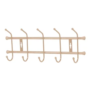 НИКА Вешалка настенная 484*188мм (5 крючков) ВН5/БЖ бежевый металлик