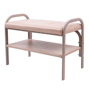 НИКА Этажерка с мягким сиденьем Люкс ЭТЛ6/БЖ бежевый