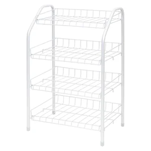НИКА Этажерка для обуви ЭТ2/МБ матовый белый