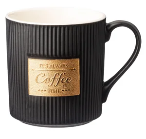 Lefard Кружка Черная С Золотой Деталью 360 Мл 756-396