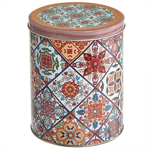 DELTA Банка жестяная Времена года (оранжевая) 1,7 л Ц120h152v170-01967