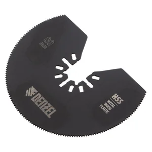 Denzel Насадка для МФИ отрезная полукруг, HSS, по металлу и дереву, 80 мм х 1,2 мм, мелкий зуб 782301