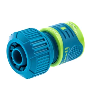 Palisad Соединитель для шланга 3/4, аквастоп, двухкомпонентный 66242 Luxe