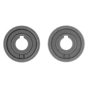 DENZEL Подающий ролик, V профиль под стальную проволоку 0,8-1мм, 2 шт 93650