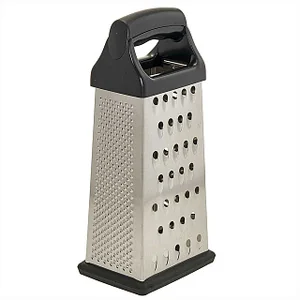 WEBBER Терка 4 грани 20 см, нержавеющая сталь, пластиковая ручка BE-048 черная