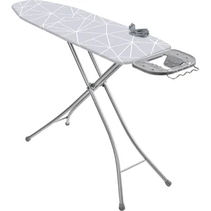 НИКА Доска гладильная  Стайл1 С1/2 с линиями на сером