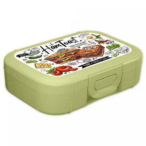 DELTA Ланч-бокс 0,85 л с декором (салатовый) 221181020/04
