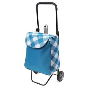 Haushalt Сумка хозяйственная на колёсах СХ1П/КП капри в клетку