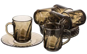 PASABAHCE Набор чайный 12 пр. ELICA Дымка 62099