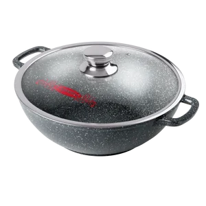 ГОРНИЦА Казан 280/100 мм, 4л., литые ручки, с крышкой, (п/у), серия Гранит Induction Икн2832аг