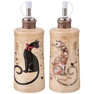 Lefard Набор Для Масла/уксуса Парижские Коты 2пр. 6,5*6,5 См. Высота=14,5 См. / 300 Мл. 358-1746