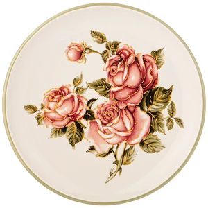Lefard Тарелка Корейская Роза 21*21 См. Высота=2,5 См. 358-1979