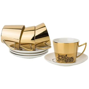 Lefard Чайный Набор Leopard На 4пер. 8пр. 220мл, Золотой 91-076