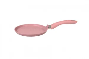 Кукмара Сковорода блинная 220мм с ручкой, АП линия Trendy style (rose) сб220tsr