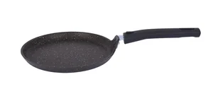 Кукмара Сковорода блинная 20 см с антипригарным покрытием (кофейный мрамор) со съёмной ручкой сбмк220-1а