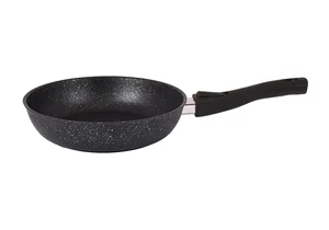 Кукмара Сковорода 28/6,5 см с антипригарным покрытием (темный мрамор) со съемной ручкой смт283а