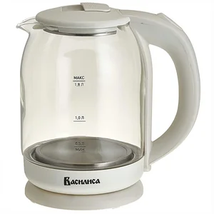 ВАСИЛИСА Чайник электрический 1500 Вт, 1,8 л ВА-1035 белый