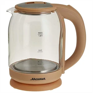 АКСИНЬЯ Чайник электрический 1500 Вт, 1,8 л КС-1018 бежевый
