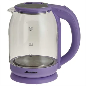 АКСИНЬЯ Чайник электрический 1500 Вт, 1,8 л КС-1018 сиреневый