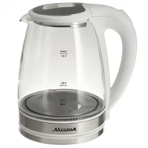 АКСИНЬЯ Чайник электрический 1500 Вт, 1,8 л КС-1021 белый
