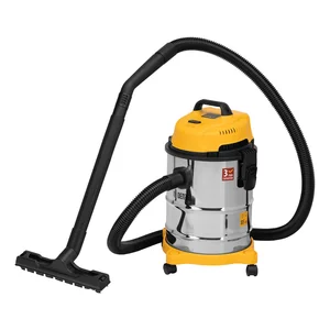 Denzel Пылесос строительный LVC15, 1200 Вт, бак 15 л, шланг 2 м 28291