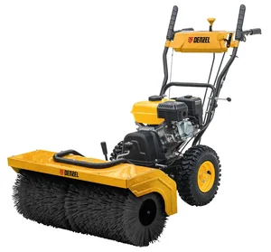 Denzel Гибридная снегоуборочная машина с функц. подметания SWB-600, 212 сс, руч. старт, 2 насадки 97661