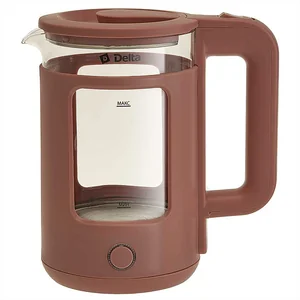 DELTA Чайник электрический 1500 Вт, 1,5 л DL-1112 бежевый