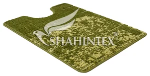 SHAHINTEX Коврик 60*80 ЗЕЛЕНЫЙ для ТУАЛЕТА 00-00006468