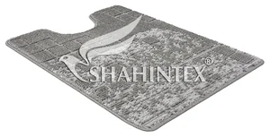SHAHINTEX Коврик 60*80 СЕРЫЙ для ТУАЛЕТА 00-00006470