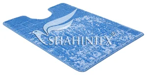 SHAHINTEX Коврик 60*80 СИНИЙ для ТУАЛЕТА 00-00006471