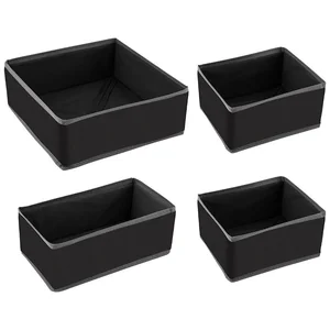 Mallony Набор коробок для хранения вещей Black 4шт. 312621-SK