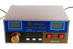 DEKO Зарядное устройство DKCC18, 12/24В, 18А 051-8054