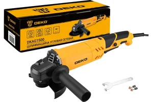 DEKO Углошлифовальная машина DKAG1500, 125 мм, 1500 Вт, с регулировкой скорости 063-4297