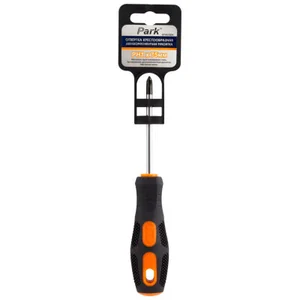 Park Отвертка Strom PH1х7,5см, двухкомпонентная рукоятка OTV015DK, крестовая. 356015-SK