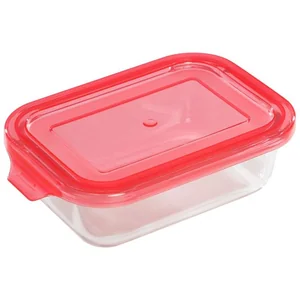 MALLONY Контейнер LIMPIDO, 650 мл из жаропрочного стекла с крышкой из пластм,прямоуг,темп режим -40 до +300С. 005480-SK