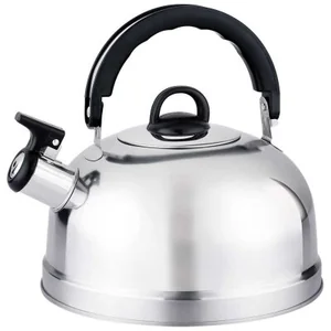 MALLONY Чайник Casual, объем 2,7 л, из нерж стали со свистком, зеркальная полировка, без тм. 004260-SK