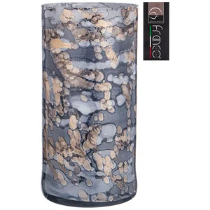 Lefard Ваза Cilindro Aurora Black Высота 30см Диаметр 15см. 316-1761