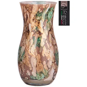 Lefard Ваза Claudia Aurora Green Высота 26см. 316-1772