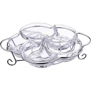 Lefard Менажница 5-ти Секционная 28*23*6 См. На Метал.подставке. Коллекция Muza 355-255