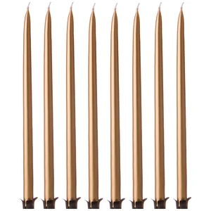 Lefard Набор Свечей Из 8 Шт.23/1 См. Металлик Золотой 348-626