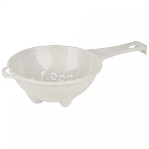 DELTA Дуршлаг Plast Team с ручкой 200 мм, 360х200х90 мм PT191510048 молочный туман