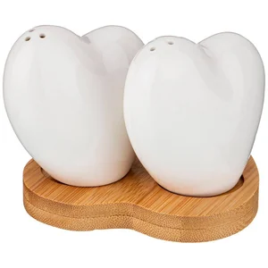 Lefard Набор Для Специй Сердце 2 Пр. На Дерев. Подставке 13,3*11,5*1см 474-070