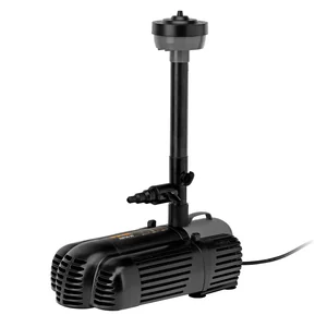 Denzel Насос фонтанный FNP90-39, 92 Вт, подъем 3,9 м, 3200 л/ч, колокольчик/каскад/гейзер 99033
