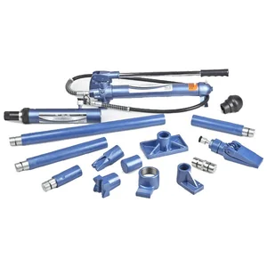 Stels Растяжка гидравлическая, 4 т, набор из 17 предметов, 7 сменных насадок, в металлическом кейсе 51352