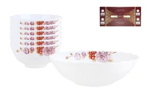 Коралл Набор салатников 7шт.ПионJL9907B-Decal.60