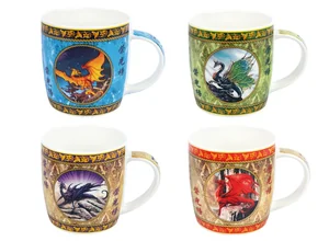 КОРАЛЛ Кружка 340мл.Дракон-медальон B206-A05338ABCD